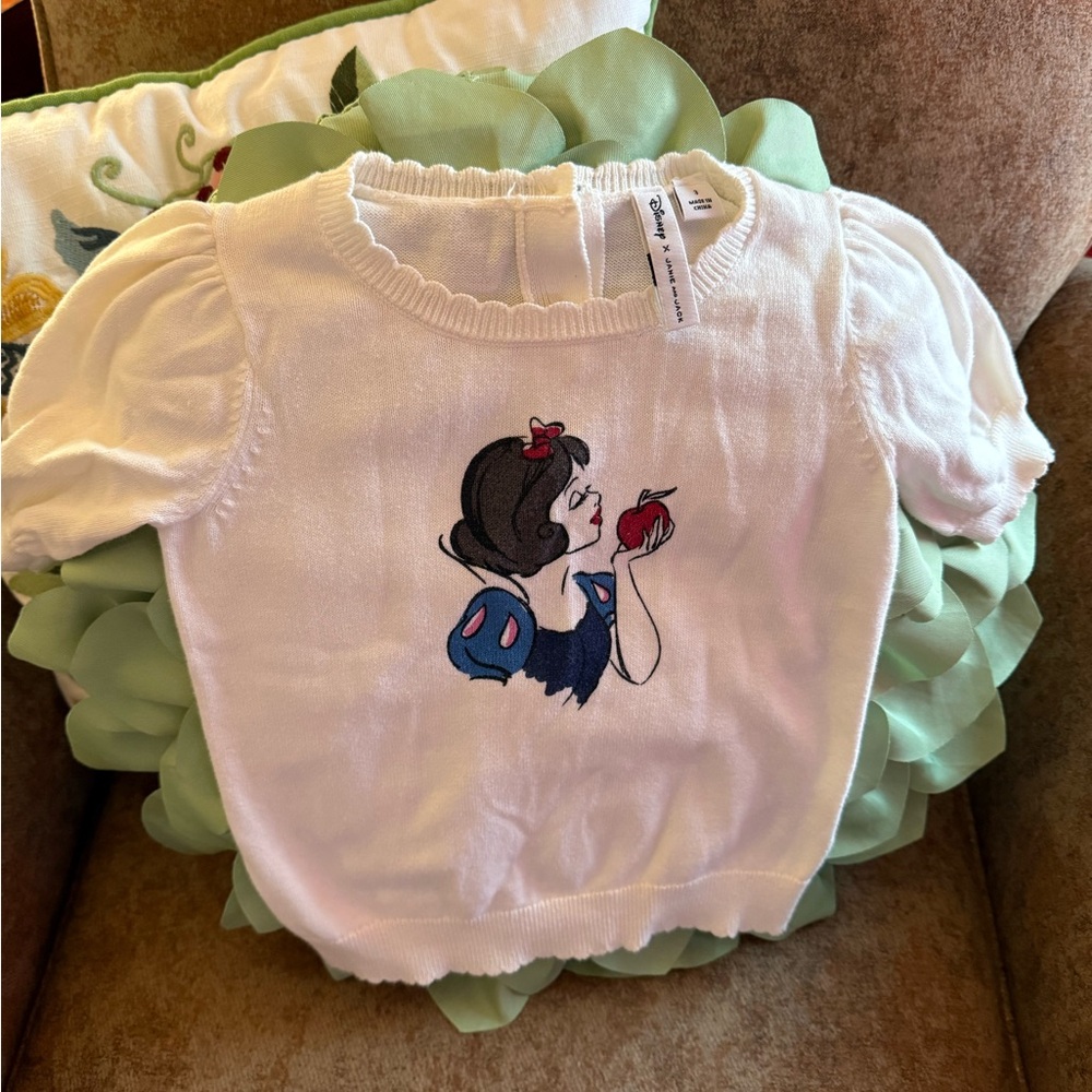 Janie and Jack x Disney Snow White Sweater 3T
